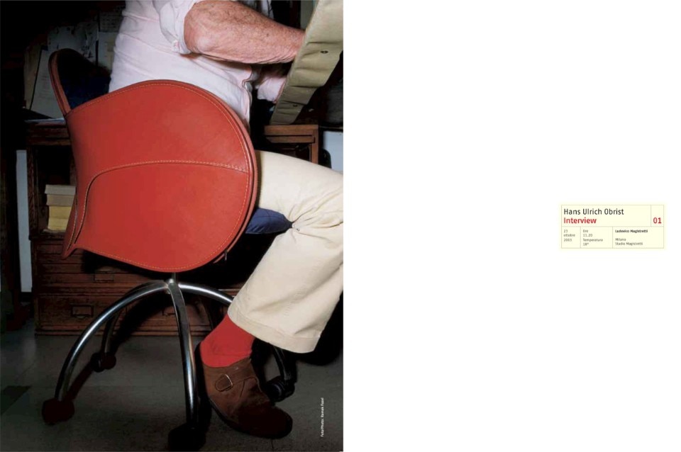 Vico Magistretti, Hans Ulrich Obrist, interview. Domus 866, 2004 Vico Magistretti, Hans Ulrich Obrist, interview. Domus 866, 2004