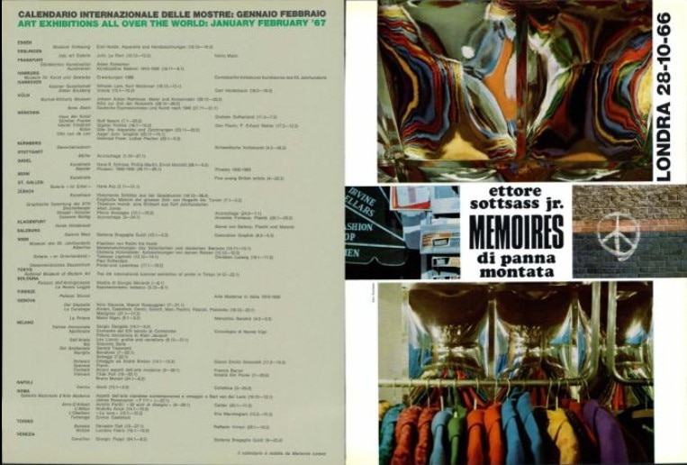 La serie fotografica "Memoires di Panna Montata. Londra 28-10-66" uscì su Domus n.446 del gennaio 1967. Foto: Archivio Domus