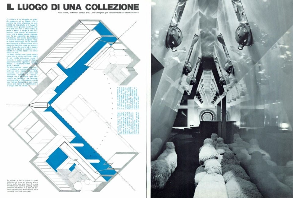 domus archive - gae aulenti casa per un collezionista domus archive - gae aulenti casa per un collezionista