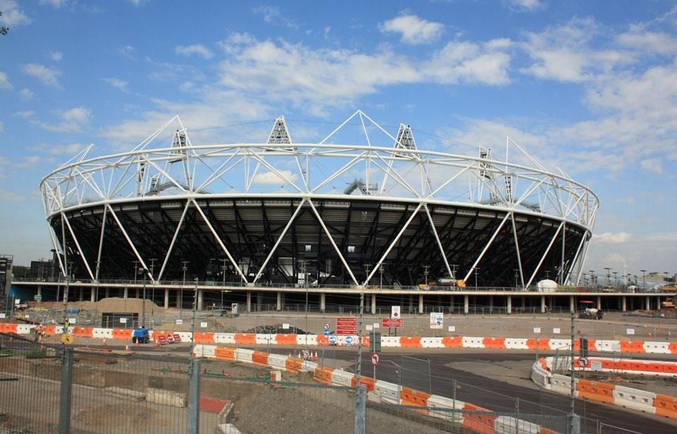 Veduta dello stadio olimpico dello studio Populous