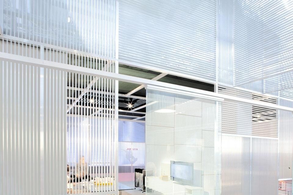 Stand di Estel per il Salone del Mobile 2012. Progetto Alessandro Scandurra