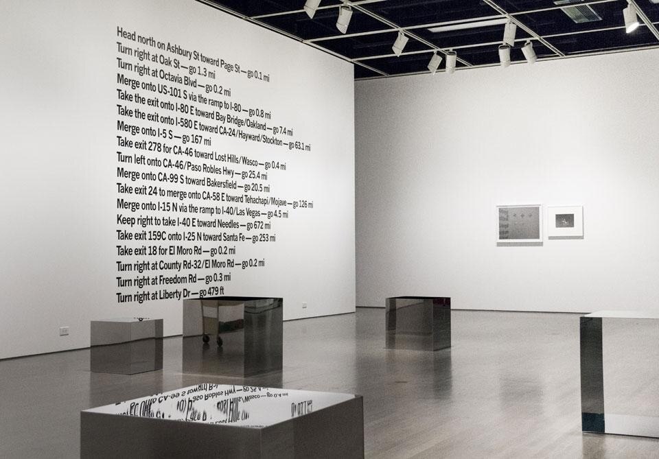 "The particular way in which a thing exists" vista della mostra di Martin Beck alla galleria Leonard & Bina Ellen Art, Montreal