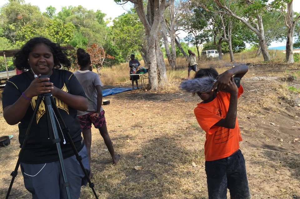 The Karrabing Film Collective, Wutharr, behind the scenes