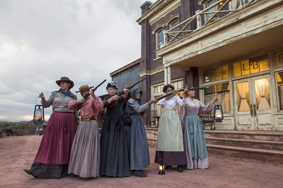 Photos of the set of the original Netflix series Godless. Photo Ursula Coyote/Netflix