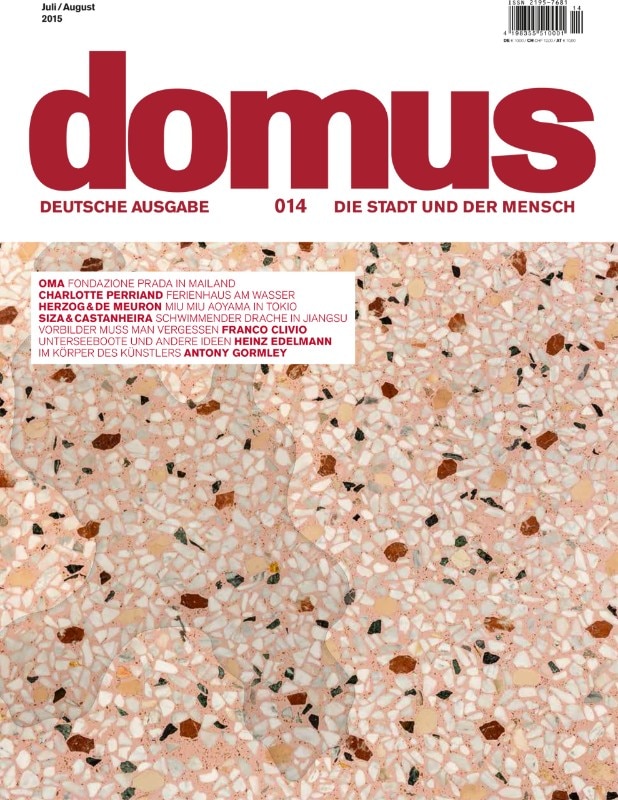 Domus Germany, July–August 2015, cover