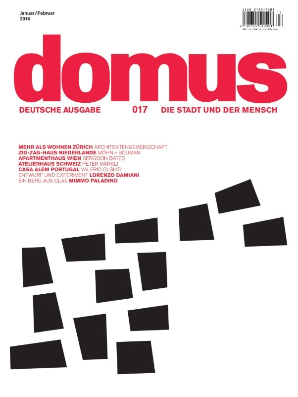 Domus Germany 17, January–February 2016, cover