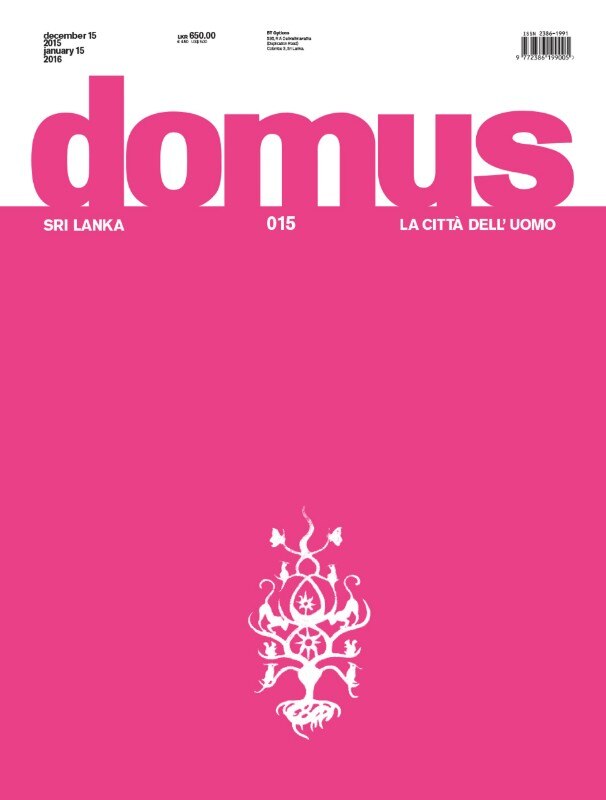 Domus Sri Lanka, 015 December 2015–January 2016, cover
