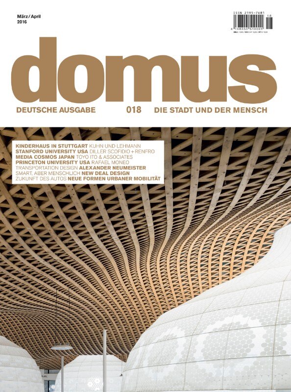 Domus Germany 18 March–April 2016, cover