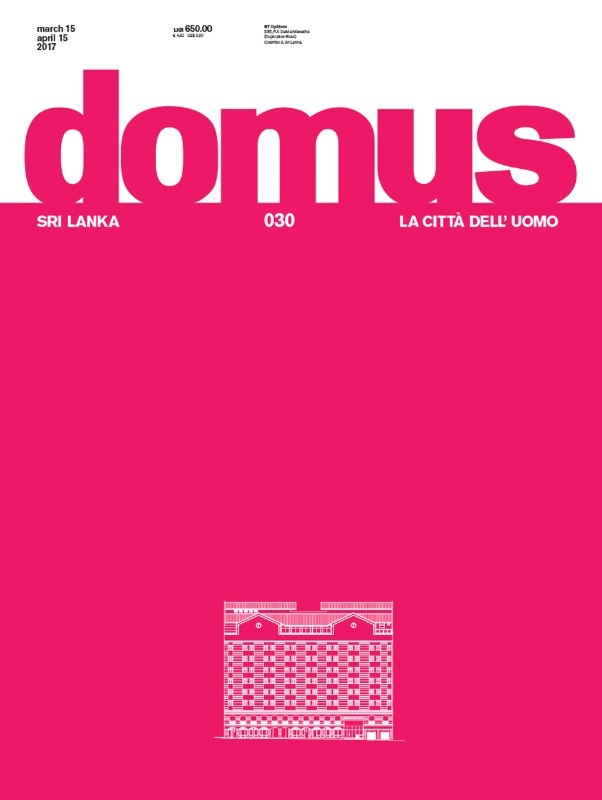 Domus Sri Lanka, March–April 2017, cover