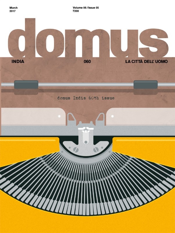 Domus India, March 2017, cover
