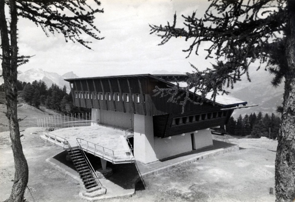 Carlo Mollino, Stazione-albergo al Lago Nero, Sauze d’Oulx, 1947