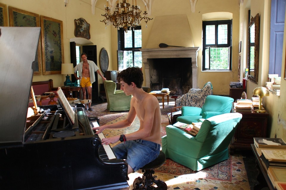 Call me by your name, scena del film