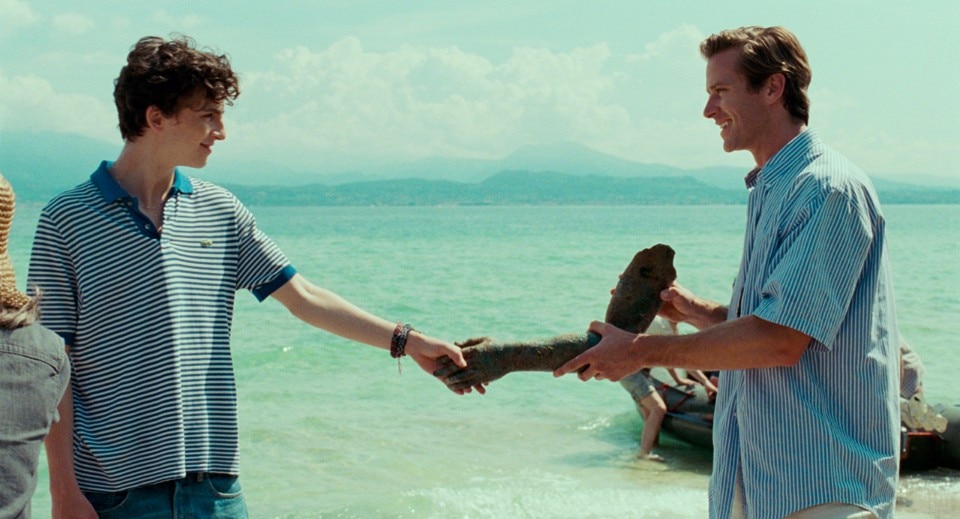 Call me by your name, scena del film
