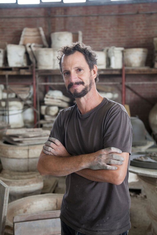 Portrait of Francesco Simeti. Photo Claudio Pascarelli