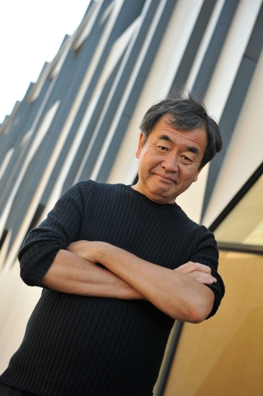 Kengo Kuma. Photo JC Carbonne. Kengo Kuma. Photo JC Carbonne.