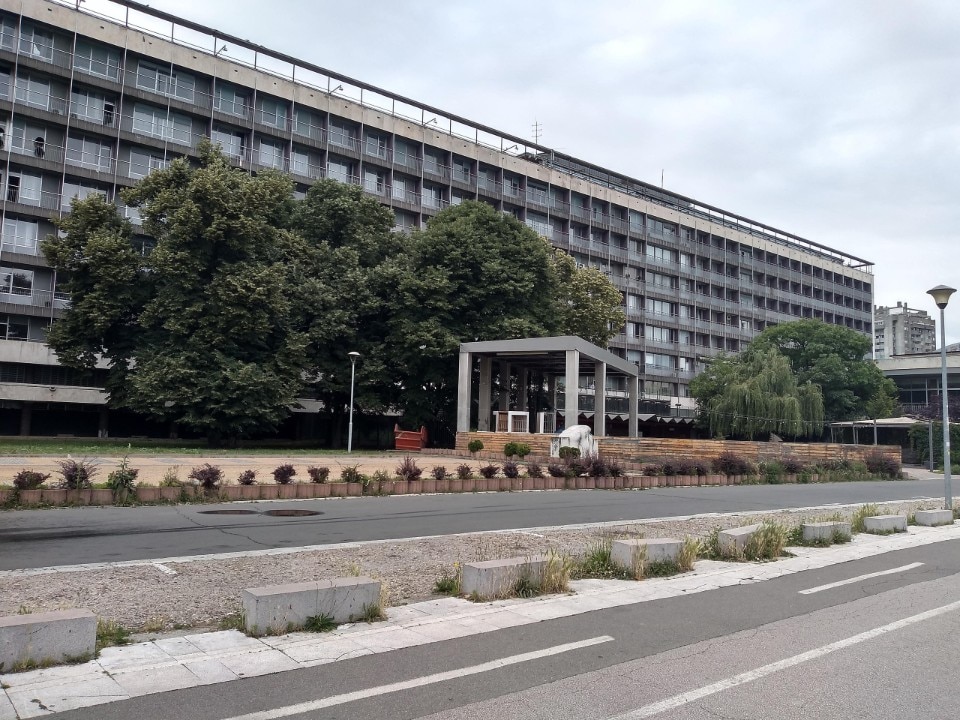 Hotel Jugoslavija, Belgrade, Serbia 1969. Photo Milica Buha from wikimedia commons