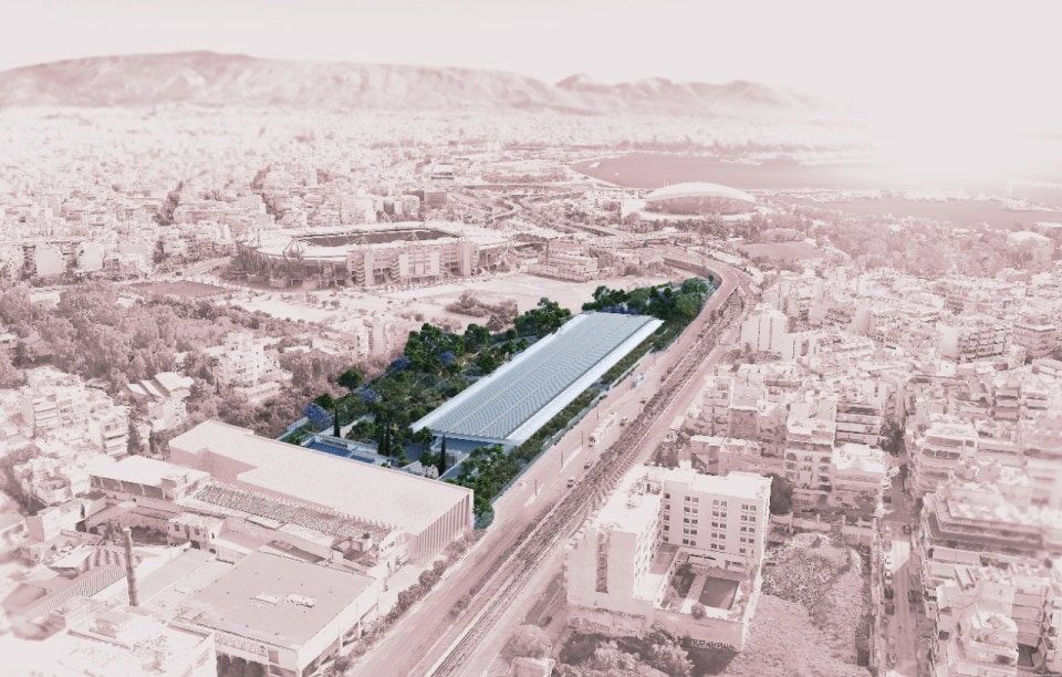Renzo Piano building Workshop, Kyklos Centre for Arts and Cultures, Atene, Grecia, in corso. Renderings courtesy of Rpbw