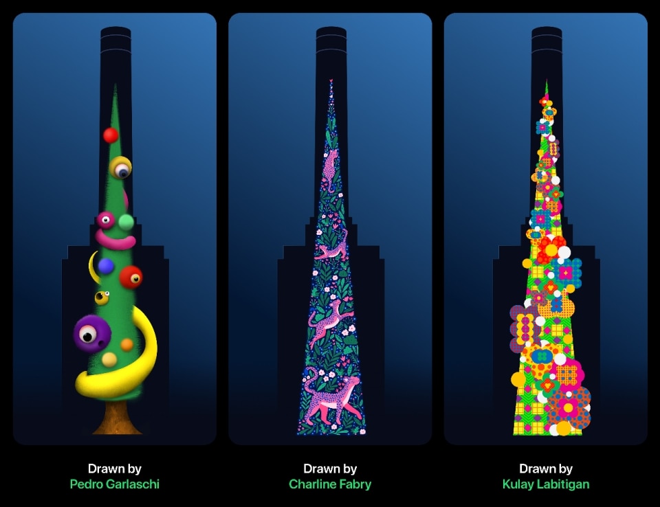 Disegni su iPad per "Your Tree on Battersea"