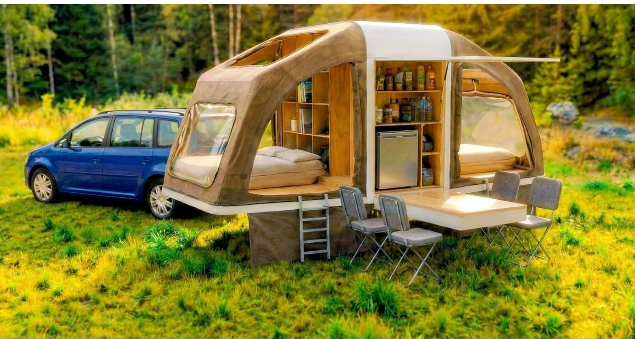 Wingcube is the mini mobile home that Joe Colombo would have loved - Domus