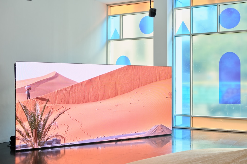 Installazione di "Anna Moreno. The Third Twist"