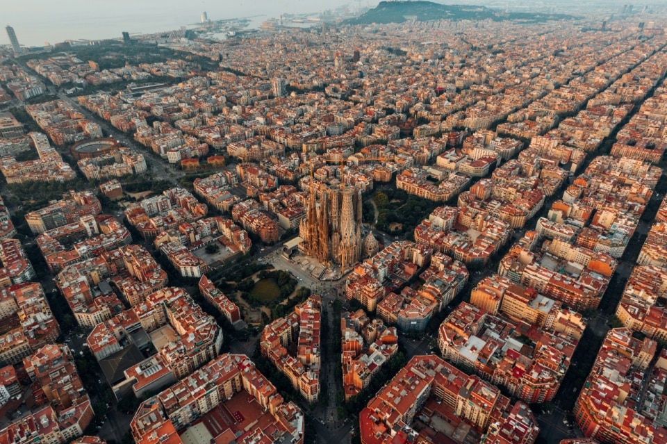 Barcellona dall'alto