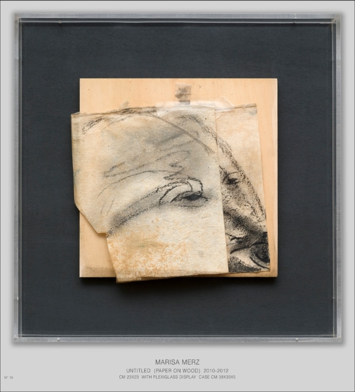 Marisa Merz, Untitled (Paper on wood)