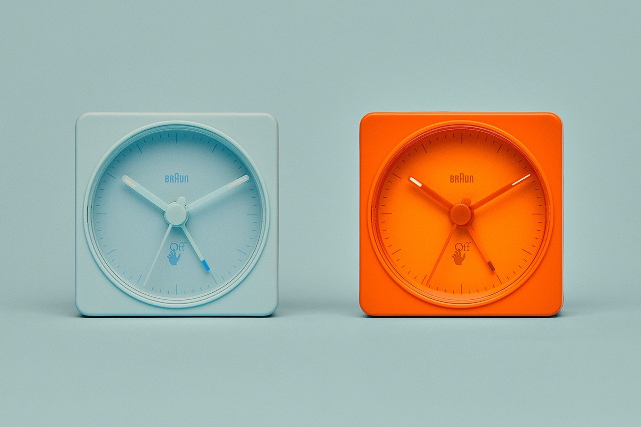 Virgil Abloh's take on iconic Braun clock by Dieter Rams - Domus