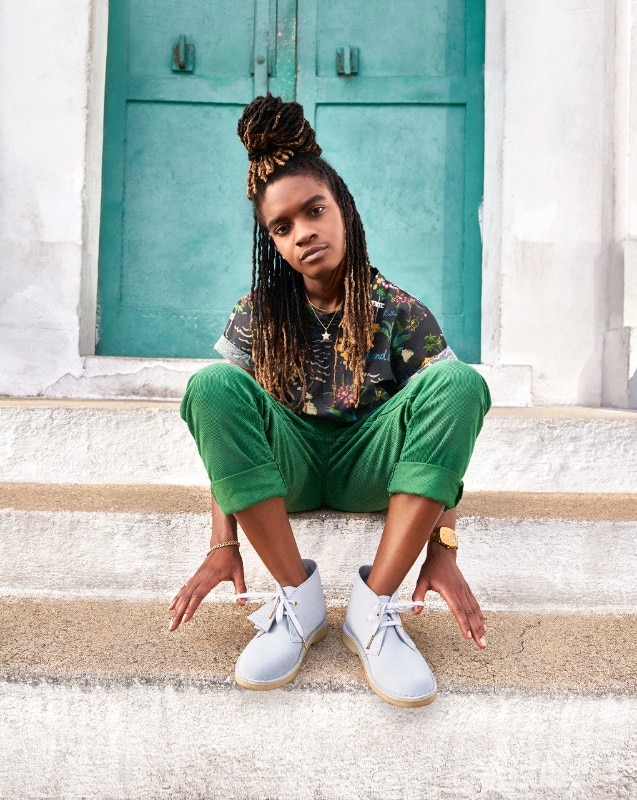 Koffee is one of the many contemporary Jamaican artists representing the bond between Clarks and local culture. Photo: Clarks Originals.