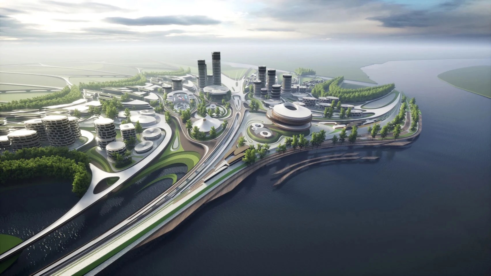Liberland. Image courtesy of Zaha Hadid Architects. Liberland. Image courtesy of Zaha Hadid Architects.