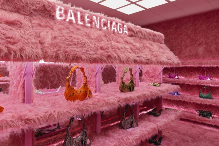 Balenciaga's pink pop-up looks like it designed for instagramming - Domus