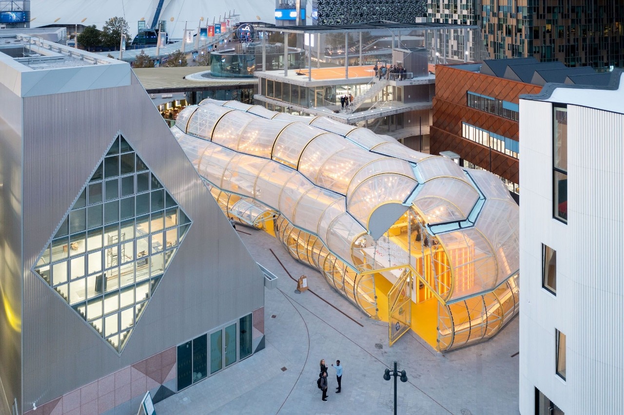 A light bubble in London's Design District Domus