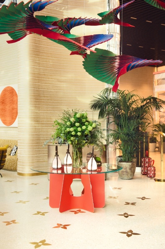 Louis Vuitton's first lounge in an airport has opened in Doha - Domus