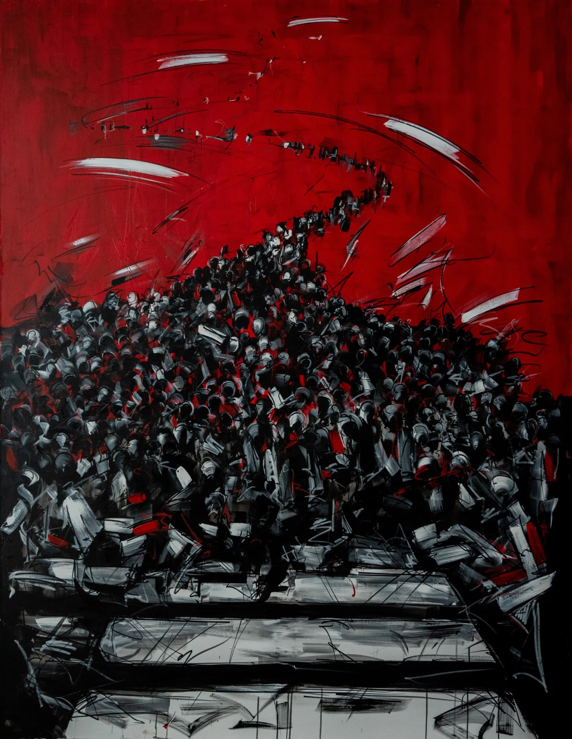 Transumanza intellettuale, Marco Tamburro. 170x220, 2023.