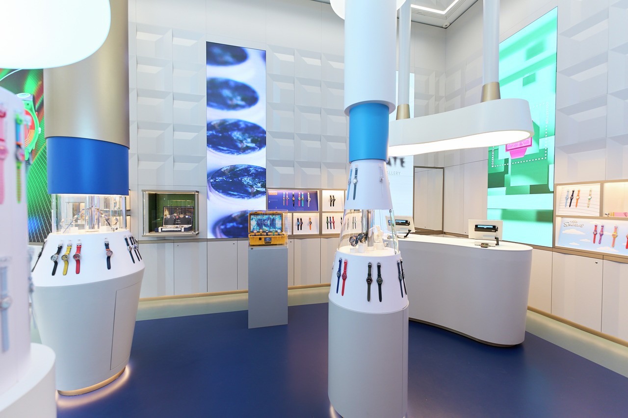 The new Swatch flagship shop pays tribute to Gio Ponti Domus