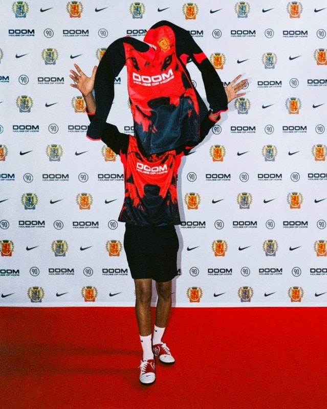 The artist Anne Imhof has created football jerseys for Nike