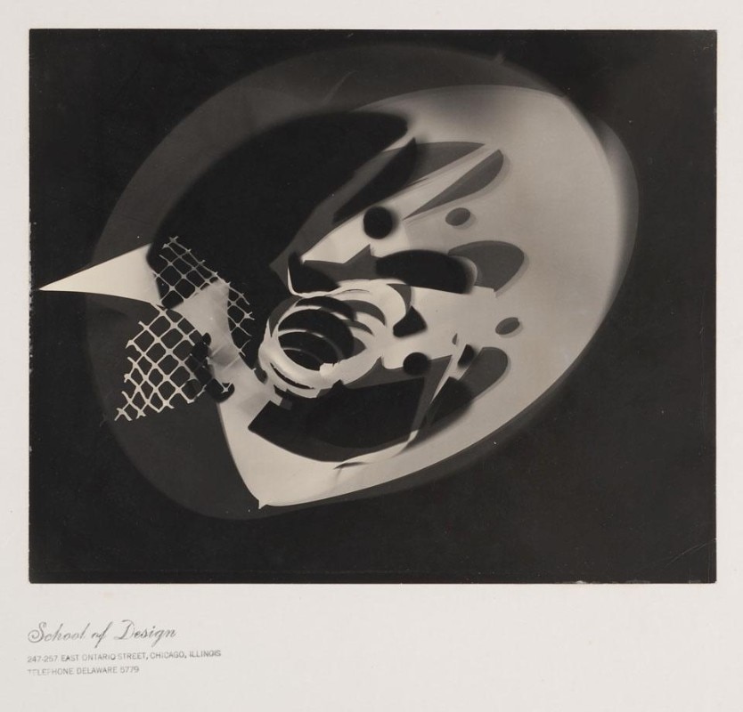 László Moholy-Nagy Photogram ca. 1938 Original photogram from Chicago 204 x 252 cm Swiss Foundation of Photography, Winterthur Donation in memoriam S. and Giedion Welcker © VG Bild-Kunst, Bonn 2010  
