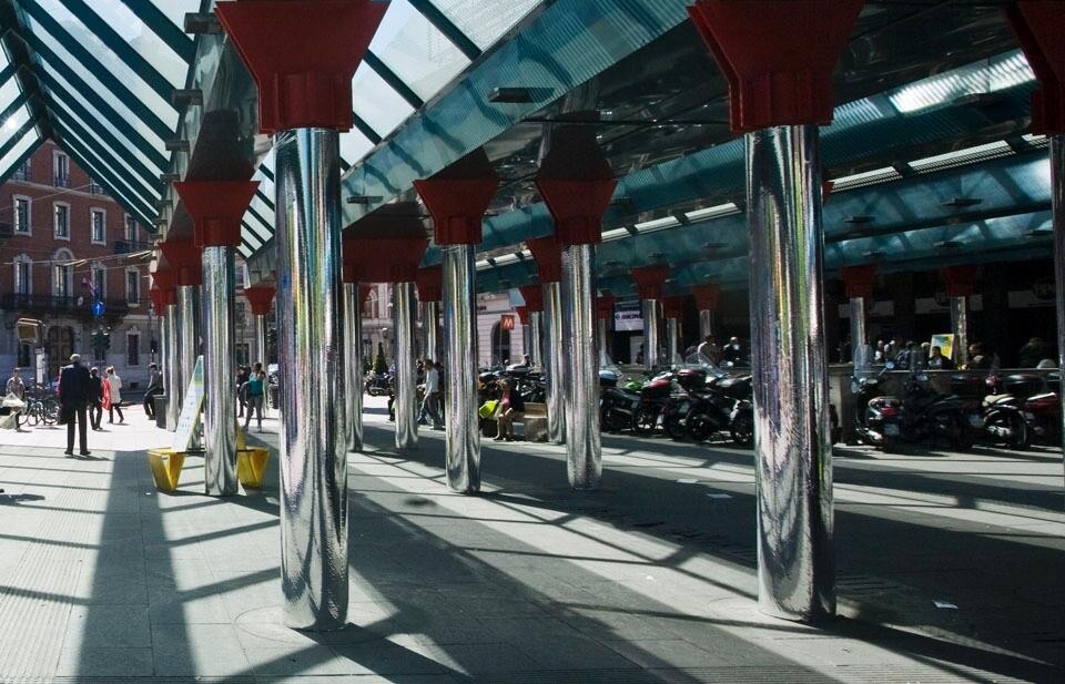 Il progetto di OSA per lo spazio antistante la Stazione di Milano Cadorna. 
