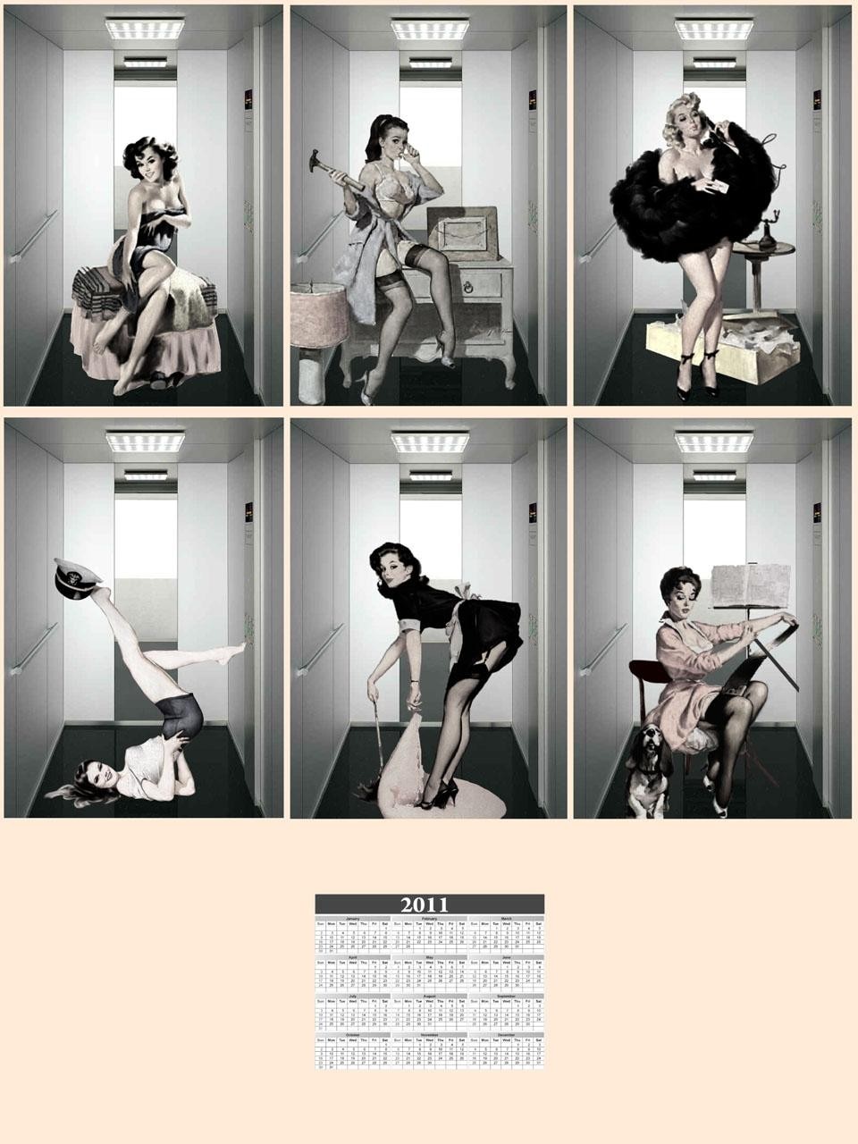 Francesca Arri, <i>Calendar Lift</i>, 2011