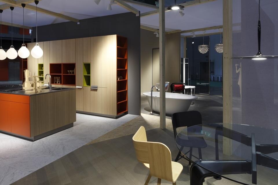 La vera casa di AstoriDePontiAssociati al Macef. Photo Matteo Cirenei.