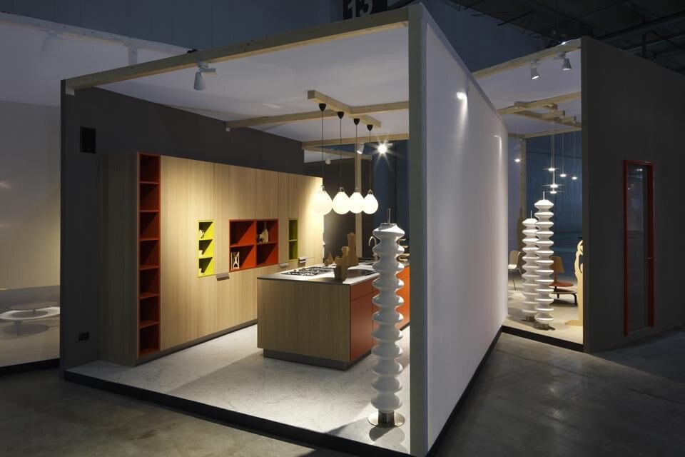 La vera casa di AstoriDePontiAssociati al Macef. Photo Matteo Cirenei.