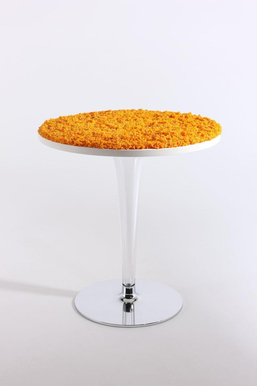 Il tavolino Milano da mangiare ideato dallo chef Carlo Cracco da Top Top.