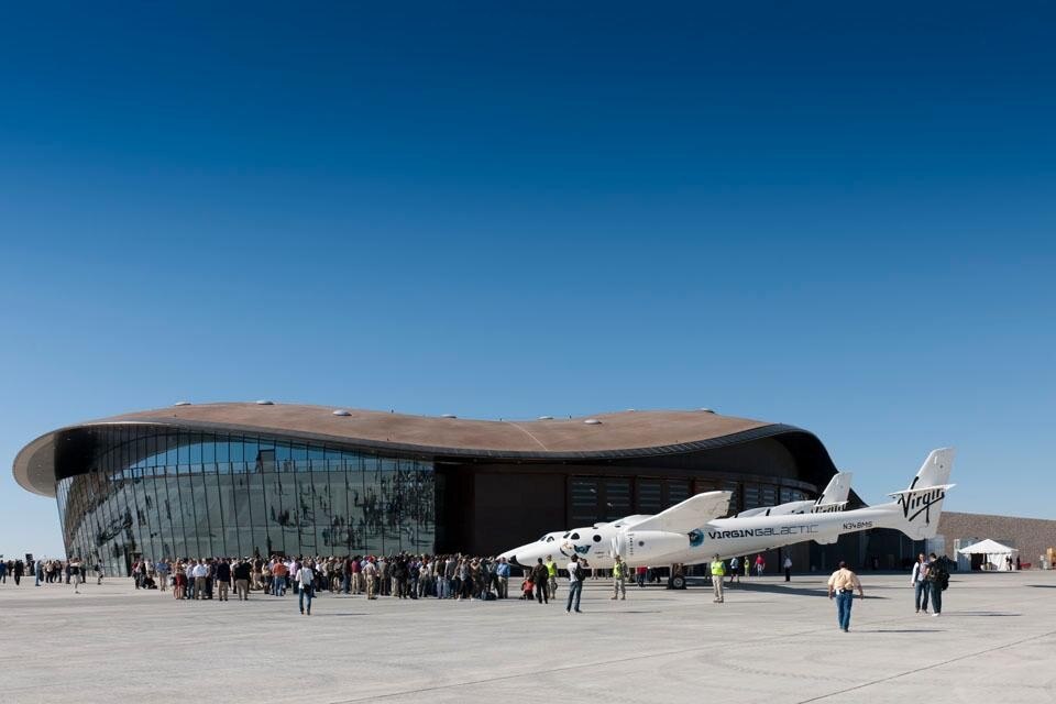 Spaceport America in New Messico di Foster + Partners (2007-20011) © Nigel Young/Foster + Partners