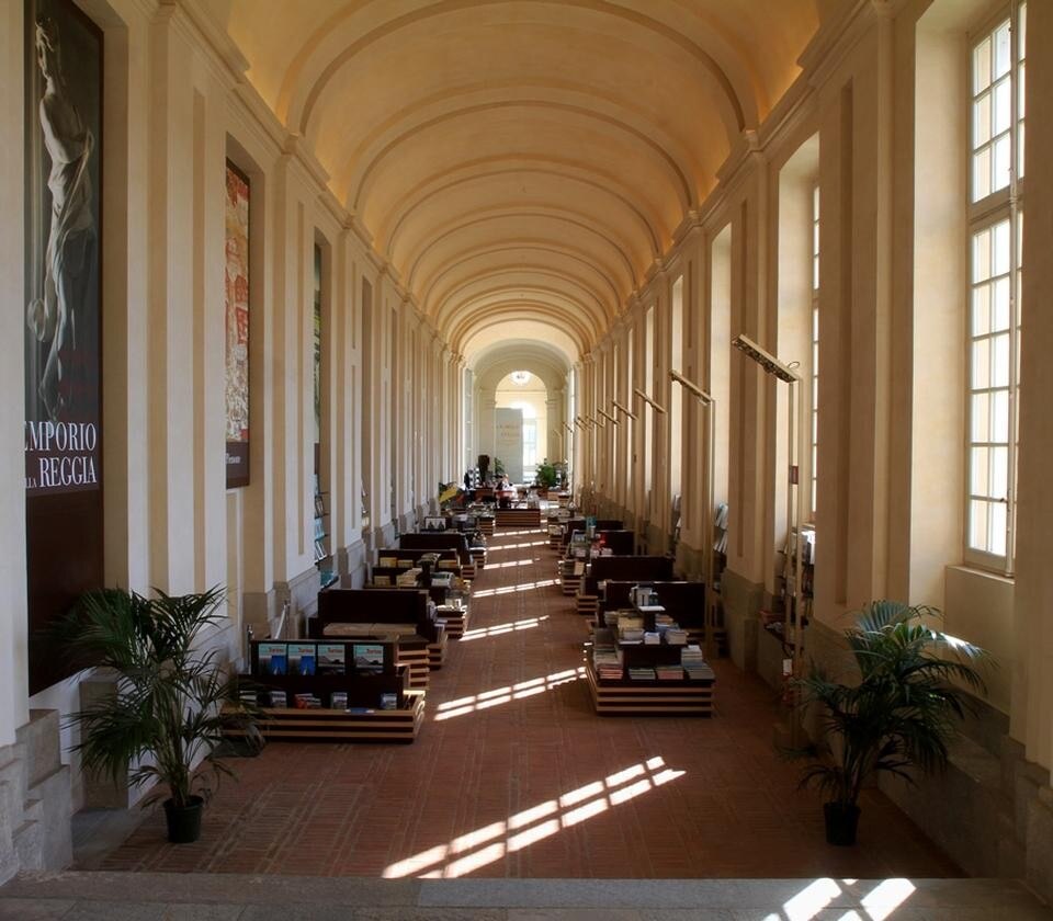 La Reggia di Venaria, il Bookshop/Emporio, ideato da Loredana Iacopino.