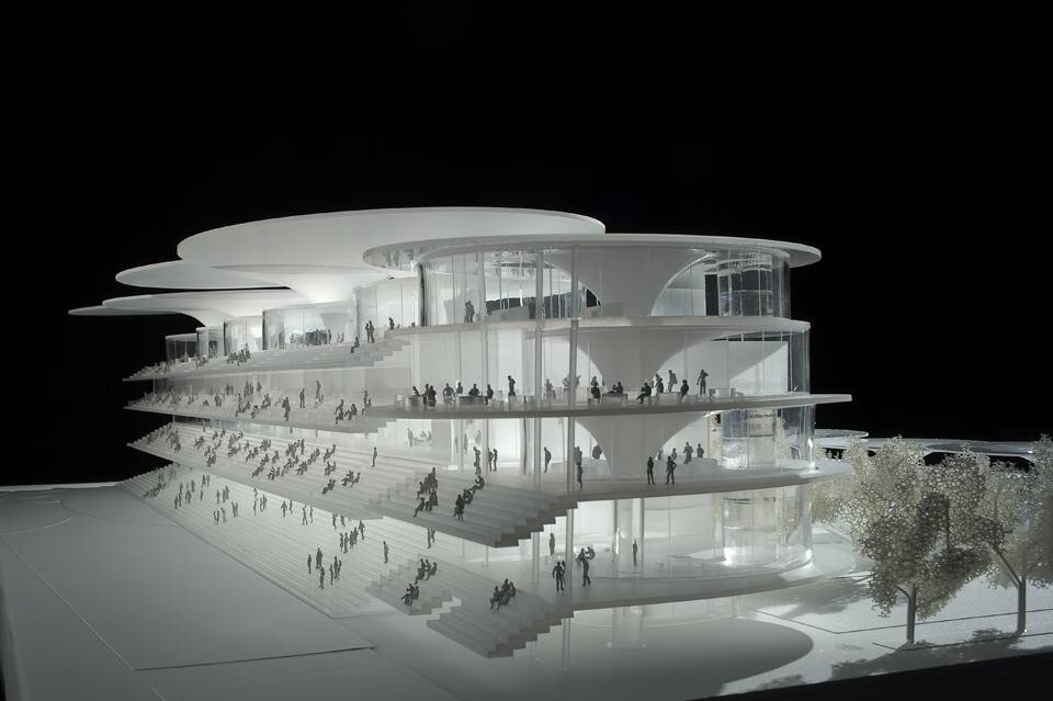 Ippodromo di Longchamp: modello del progetto