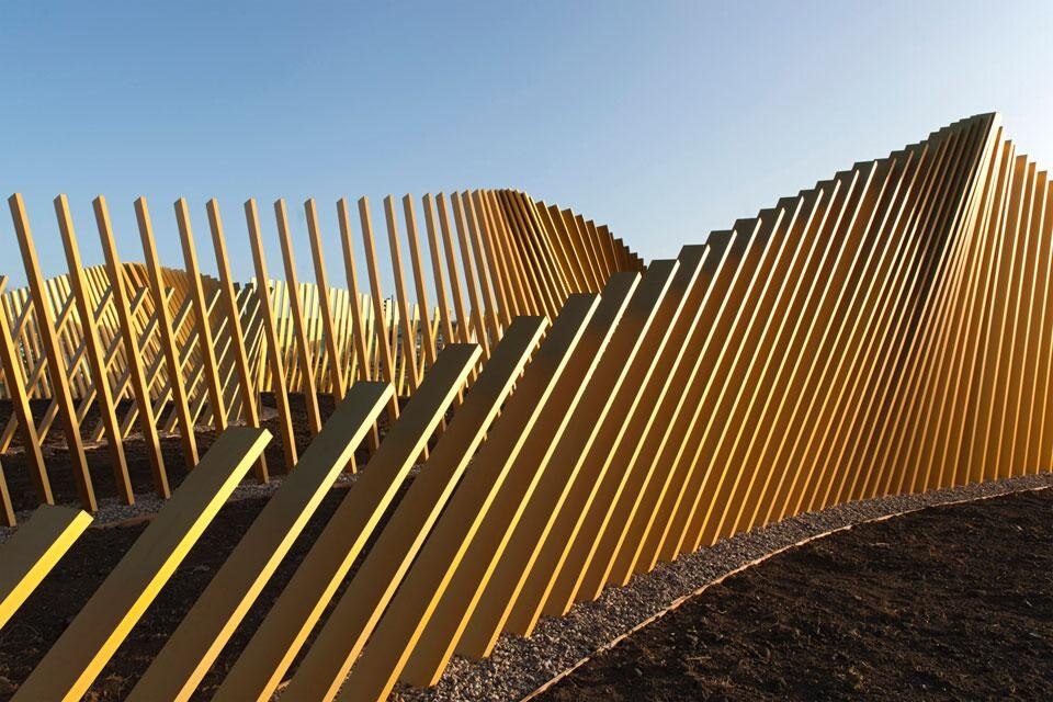 Blaze di Ian McChesney, un'installazione per la A66 a Middlesbrough