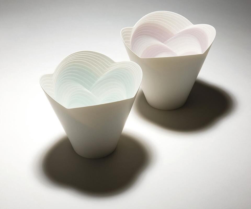 Seoyeon Park, Series of blossom, mm 270 x 210, porcellana bianca, 2010