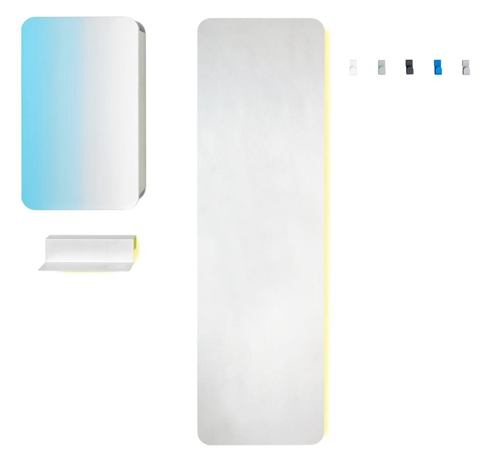 Flare di Scholten & Baijings in gradazioni di azzurro. 