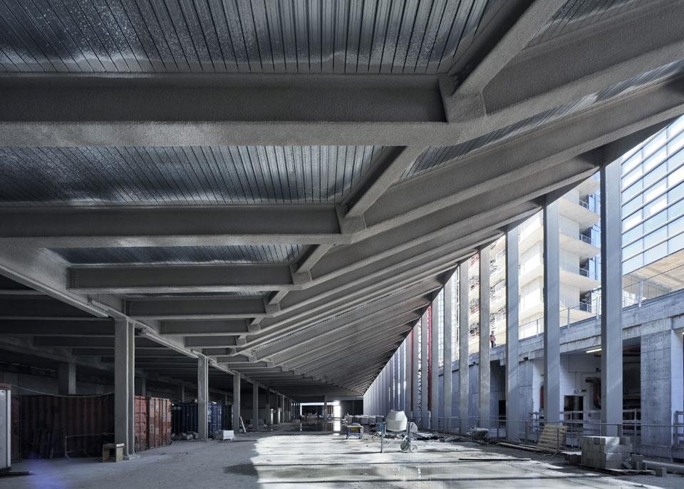 Vista del primo piano interrato. Courtesy  Stahlbau Pichler