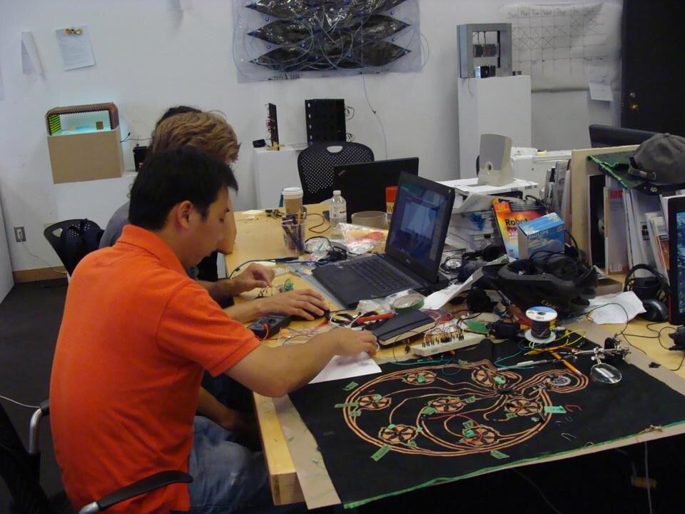 Studio NMinusOne: fase di programmazione della coperta 