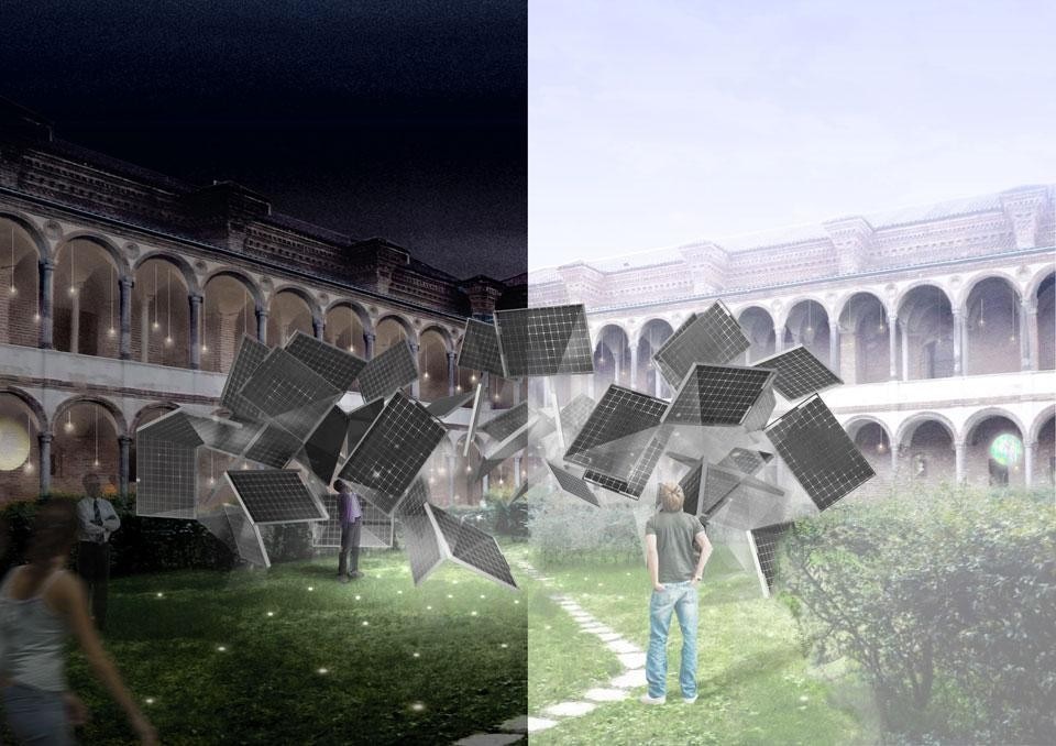 In alto: Architect’s Eye di Speech Tchoban/Kuznetsov con Taltos. Qui sopra: Photosynthesis di Akihisa Hirata con Panasonic